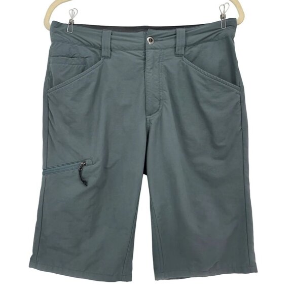 Patagonia Mens 30 Shorts Quandary 12 in Gray Nylon Pockets Outdoor Hiking - Picture 1 of 12